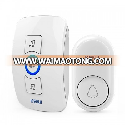 kerui M656 amazon bestseller  wireless doorbell self-powered  door chime door bell wireless door ring bell